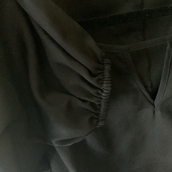 SHEIN black & leopard blouses - Picture 6 of 10